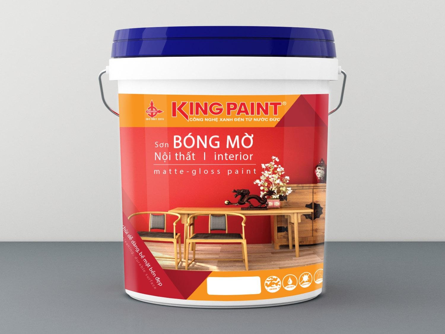 Sơn Bóng Mờ Nội thất Cao Cấp Kingpaint